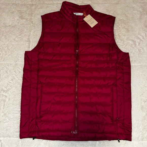 Peter Millar Men’s Fuchsia Puffer Vest